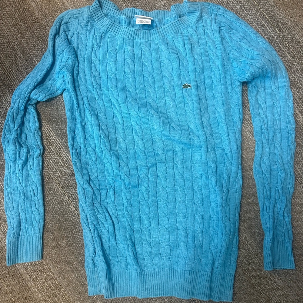 Lacoste blue sweater size 40